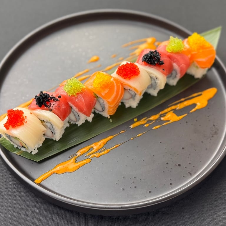 Delicious Rainbow Roll Experience